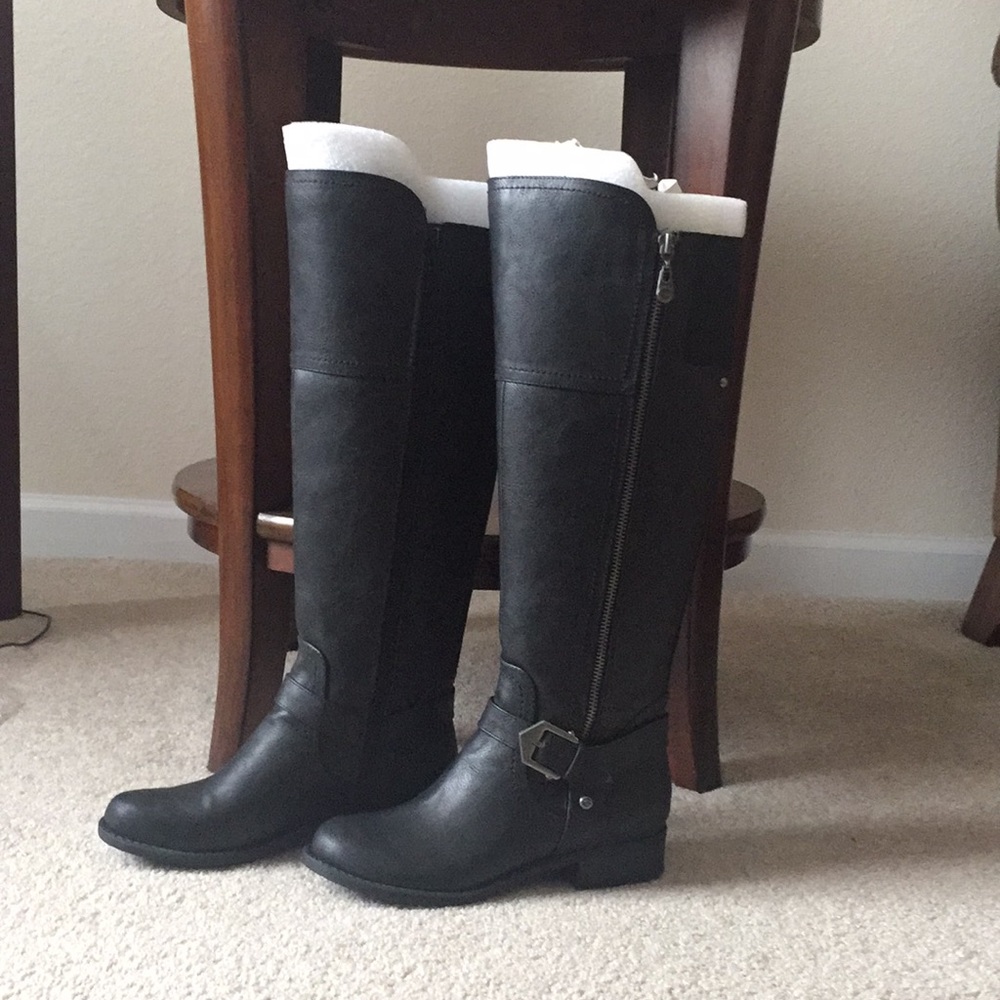 Black Boots by Guess - wide calf